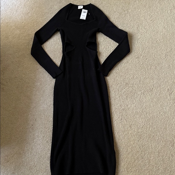 Abercrombie & Fitch Black Ribbed Knit Top - Picture 1 of 2